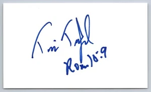 Tim Teufel Signed Index Card - Baseball - Picture 1 of 2