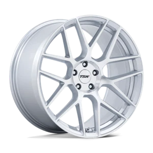 TSW TW002 LASARTHE 18x8.5 ET38 5x100 72.56mm GLOSS SILVER MACHINED (Load Rated 6 - Picture 1 of 1