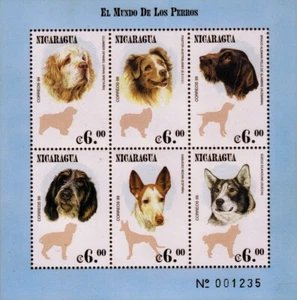NICARAGUA WORLD DOGS Sc 2320 MNH 2000 - Picture 1 of 1