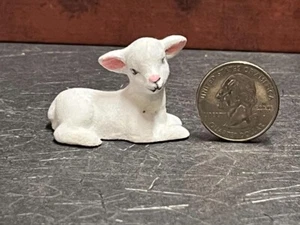 Puppenhaus Miniatur Lamm Bauernhof Tier 1:12 ein Zoll Maßstab Dollys Gallery P234 - Bild 1 von 2