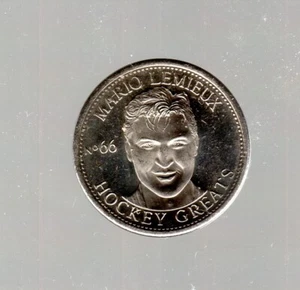NHL 1996-97 Hockey Greats Coin #66 - Mario Lemieux - Picture 1 of 1