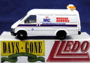 LLEDO Classic FORD TRANSIT BOX VAN in RAC RESCUE SERVICE PROMOTION Diecast Modell - Bild 1 von 12