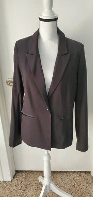 Blazer mujer STELLA LUCE algodón negro abrigo, falta sudadera con capucha gris M Foto 1 de 4