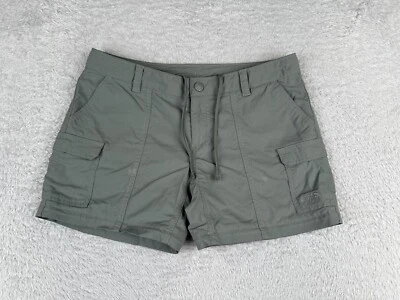 Pantalones Cortos VINTAGE The North Face Para Mujer 6 Verde Carga Mezcla de Nailon Caminata Campamento 30x5 Foto 1 de 4
