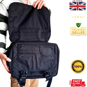 Briefcase Laptop bag Case Sleeve Soft Briefcase 15.6" Laptop Bag Travel bag UK - Picture 1 of 5