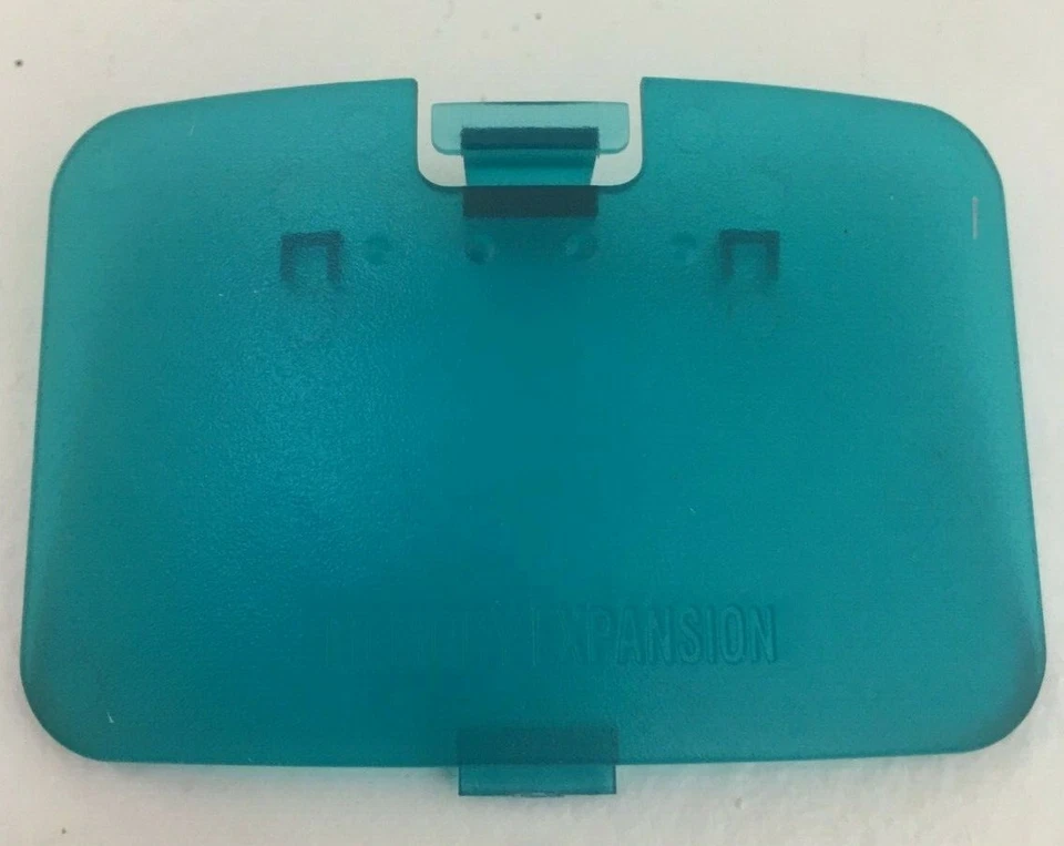 替换盖内存扩展盖门适用于N64控制台-冰蓝色  — 第 1/1 张图片