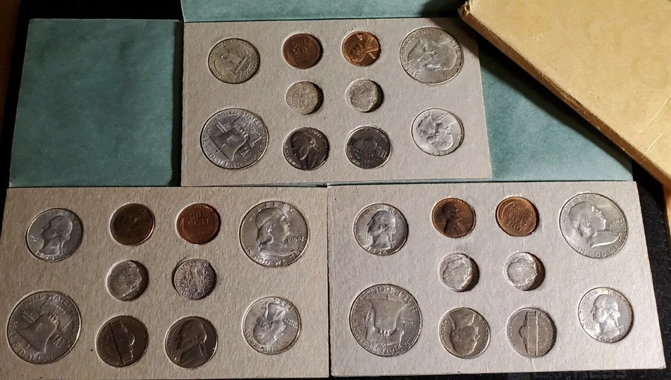 1954 PDS Double Mint Set (30) Uncirculated Original Toning see pics. Our t1915 - Image 1 of 4