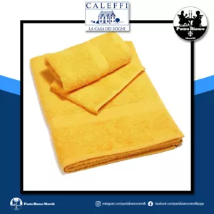 Set asciugamani e telo doccia in spugna per bagno 100% cotone Minorca Caleffi - Picture 1 of 81