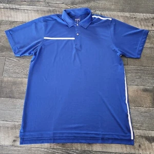 Zero Restriction Polo Shirt Mens Size XL Blue Golf Short Sleeve Reflective - Picture 1 of 11