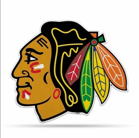 Chicago Blackhawks 18" Primary Logo Pennant Soft Felt Cover