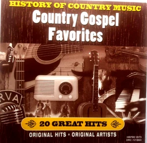 HISTORY OF COUNTRY MUSIC, COUNTRY GOSPEL FAVORITES - VARIOUS, CD, 20 TRACKS,1998 - Picture 1 of 2