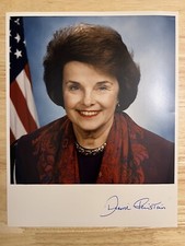 DIANNE FEINSTEIN, 100% AUTHENTIC AUTOGRAPHED 8" x 10" PHOTO, U.S. SENATOR, WOW!