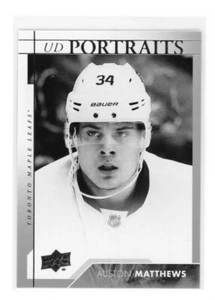 2017-18 Upper Deck - Auston Matthews - UD Portraits #P-50 Toronto Maple Leafs - Picture 1 of 2