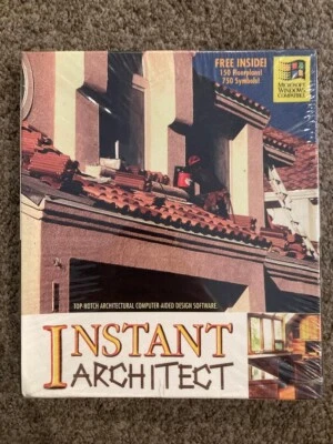 INSTANT ARCHITECT; Windows, CD Rom, For Architects And Home, NEW/SEALED - Image 1 of 3
