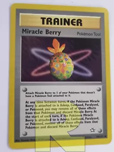 Miracle Berry / Miracle Berry® Neo Genesis 94/111® NC® Pokemon English Good - Picture 1 of 2
