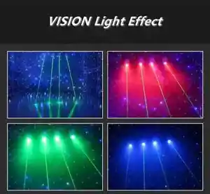 Mini Laser Led 6 Mini Wash+laser Beam Moving Head Wash stage Light DJ RGB 100W - Picture 1 of 11