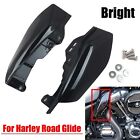 Mid-Frame Air Deflector Wind Heat Shield Trim Vivid Black Fit For Harley Touring