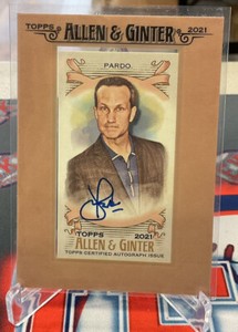 2021 Topps Allen & Ginter Jimmy Pardo Auto Framed Mini Comedian #FMA-JP