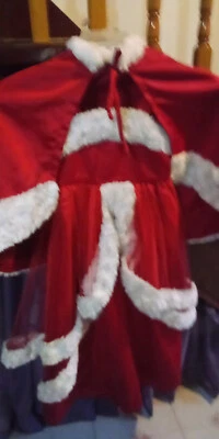 Girls Santa dress for Christmas or the holidays - Image 1 of 4