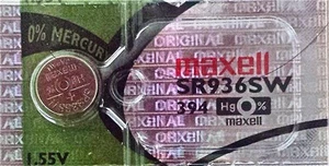 394 MAXELL WATCH BATTERIES SR936SW New packaging Authorized Seller - Picture 1 of 4