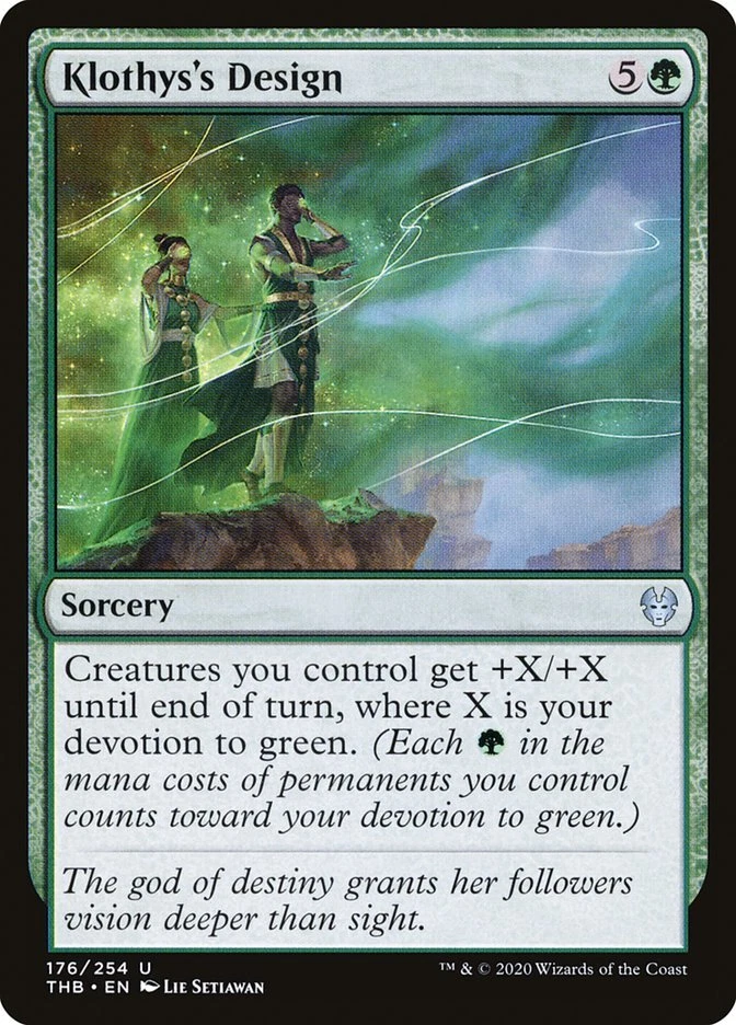Magic the Gathering (mtg): THB: Klothyss Design  (x 4) - Image 1 of 1