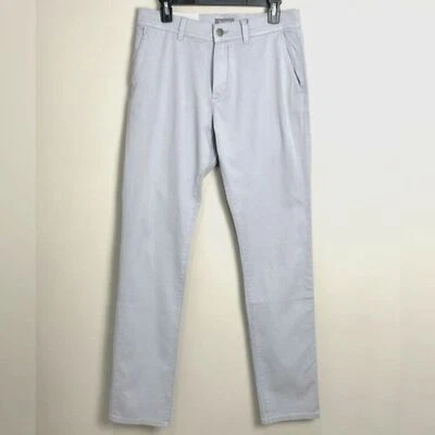 DL1961 Duke Grey Pants Tailored Chino Pant Mens Sz 31 X 32 in Crescent New - Image 1 of 4