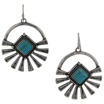 👀Pendientes Montana Plateros Actitud SUNBURST SKY TURQUESA AER6045 ¡RETIRADOS! Foto 1 de 3