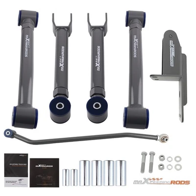 Adjustable Front Upper Lower Control Arms + Track bar For Jeep Cherokee XJ 84-01 - Image 1 of 4