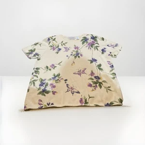 Maglia vintage Alfred Dunner farfalla floreale taglia troppo X-Large - Foto 1 di 4