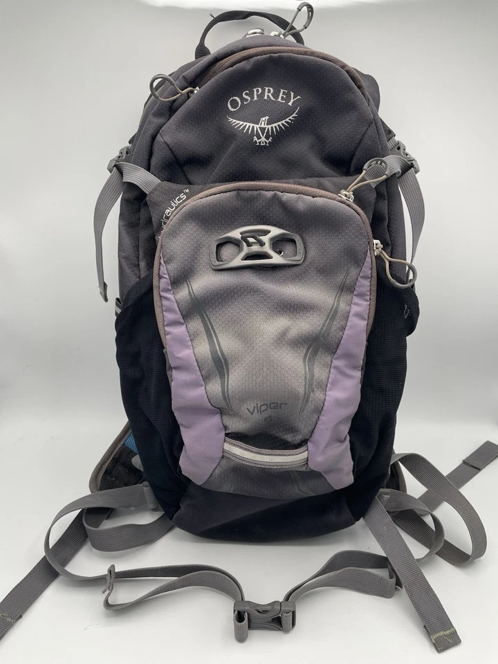 Mochila de senderismo Osprey Water Bladder tamaño mediano púrpura gris sin vejiga Foto 1 de 4