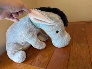 Classic Pooh Eeyore 22 Zoll Stofftier Plüschtier Disney Grün Schleife Neu ohne Etikett - Bild 1 von 8