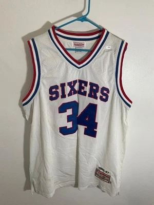Mitchell & Ness 1986-87 Charles Barkley Sixers Jersey 2XL - Image 1 of 4