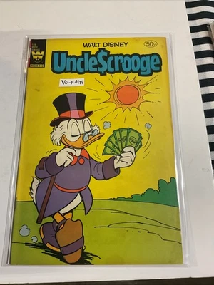 Vintage Walt Disney Uncle Scrooge #189 VG Low Grade Reader WHITMAN NEWSSTAND ‘81 - Image 1 of 4