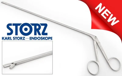 KARL STORZ 28164GS Delicate Micro Fine Punch Straight STR Forceps Jaw 1x6mm 7" - Image 1 of 4