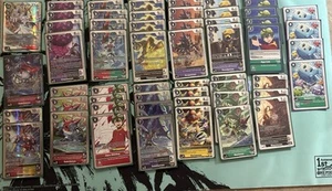 Digimon TCG Gaiamon LINK BT21 Custom Deck - Tournament Ready! - Picture 1 of 10