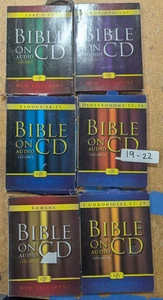 Bible On Audio CD KJV New Testament 6 CDs Volumes Revelation Box Set Assorted - Picture 1 of 2