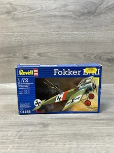 Kit Modelo Avión Plástico Revell Primera Guerra Mundial Alemán Fokker EIII - 1/72 - Imagen 1 de 5