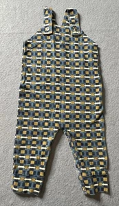 Kate Quinn Overall Stoff Baby Jungen 6-12 Monate geometrische Pfeile blau gold - Bild 1 von 4