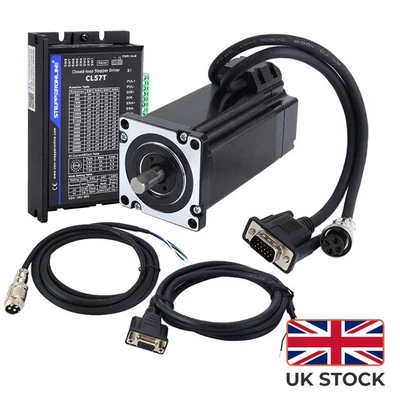 Nema23 Nema34 Closed-loop Stepper Motor 1.2Nm~12Nm Hybrid Servo Driver Kit CNC - Image 1 of 4