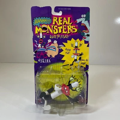 Vintage 1995 Aaahh!!! Figura de acción Real Monsters Oblina Nickelodeon Mattel ¡NUEVA! Foto 1 de 2