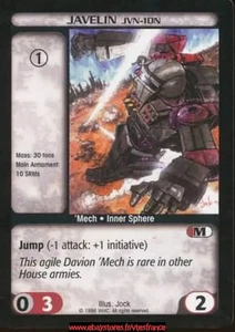 Javelin (JVN-10N) [Limited] ENG Battletech TCG - Imagen 1 de 2
