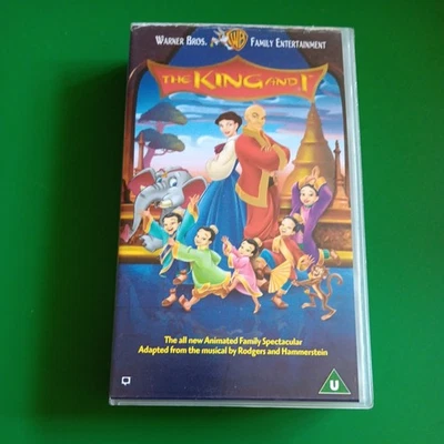 The King And I VHS Animated Kids Movie Video TESTED - Image 1 of 3