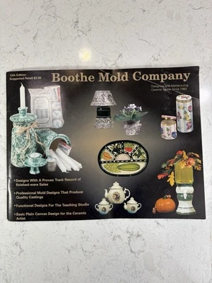 Catálogo de moldes de cerámica Boothe libro ilustrado 13ª edición - finales de los 90 principios de los 2000 de colección Foto 1 de 4