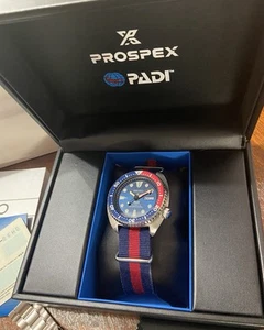 Seiko Air Diver’s 200m Watch aka Turtle Prospex Model SRPA21K1 Blue Dial Pepsi - Picture 1 of 17