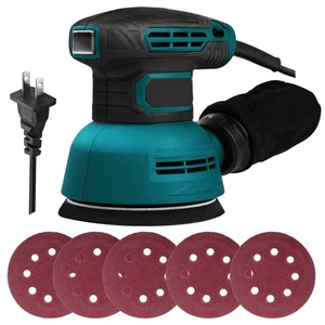 Lijadora orbital de velocidad variable 300 W para pulir muebles de carpintería - Imagen 1 de 14