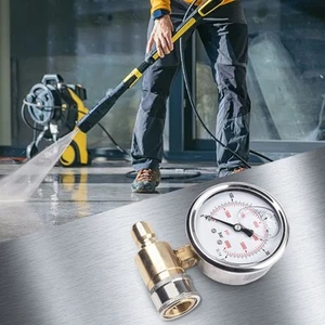 Manometro ad inserimento rapido 38 pollici 5000 psi per applicazioni ad alta pre - Foto 1 di 12
