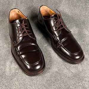 To Boot New York Adam Derrick Brown Leather Apron Derby Dress Shoes Mens Size 8 - Picture 1 of 14