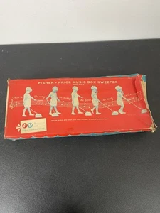 Vintage Fisher Price 'Music Box Sweeper' 1961 W/ Box NOS - Picture 1 of 15
