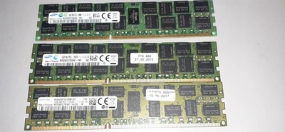 3xSamsung 16GB 2RX4 PC3-12800R Server Memory Module  gesamt 48GB - Bild 1 von 2