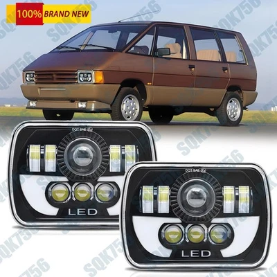 Faro LED 2PCS 120W DOT 7x6" para Chevy El Camino 1978-1981 Corvette 1984-1996 Foto 1 de 4